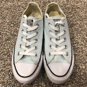 ‼️PRICE FIRM‼️ Light Blue Converse